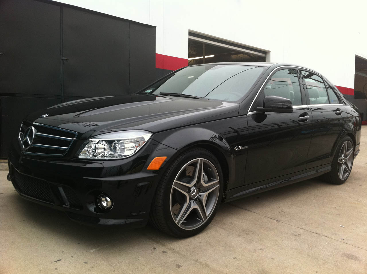  2011 Mercedes-Benz C63 AMG OE Tuning, Gintani Stg1 Exhaust, Street Tire